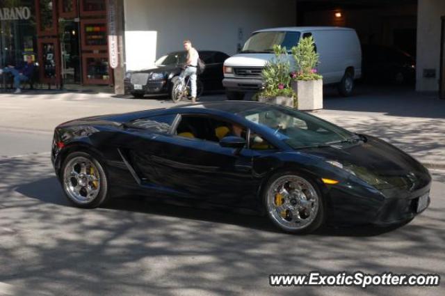 Lamborghini Gallardo spotted in Toronto, Canada
