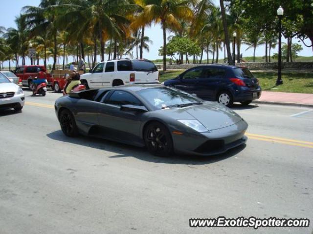 Lamborghini Murcielago spotted in South beach, Miami, Florida