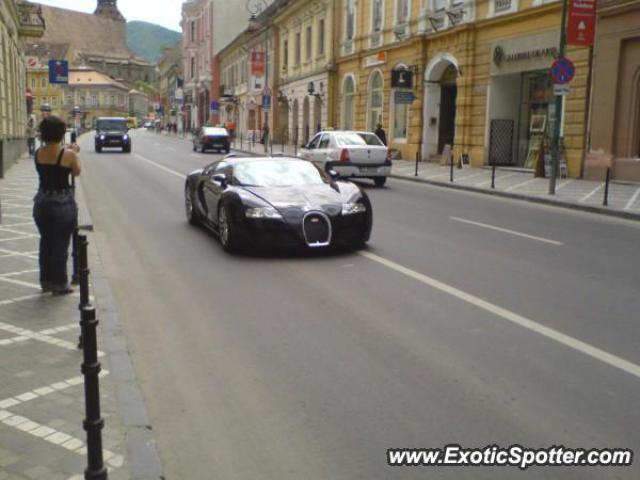 Bugatti Veyron spotted in Brasov, Romania