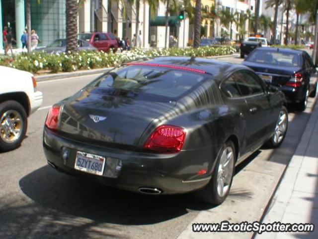 Bentley Continental spotted in Beverly hills, California