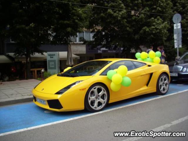 Lamborghini Gallardo spotted in Sofia, Bulgaria
