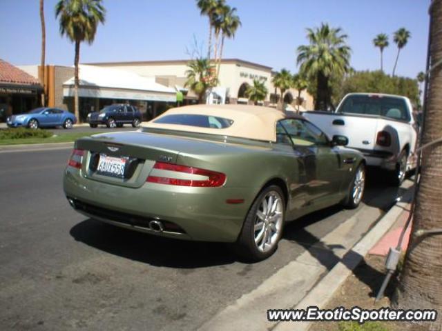 Aston Martin DB9 spotted in Palm springs, California