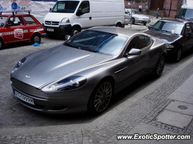Aston Martin DB9 spotted in Wroclaw, Poland
