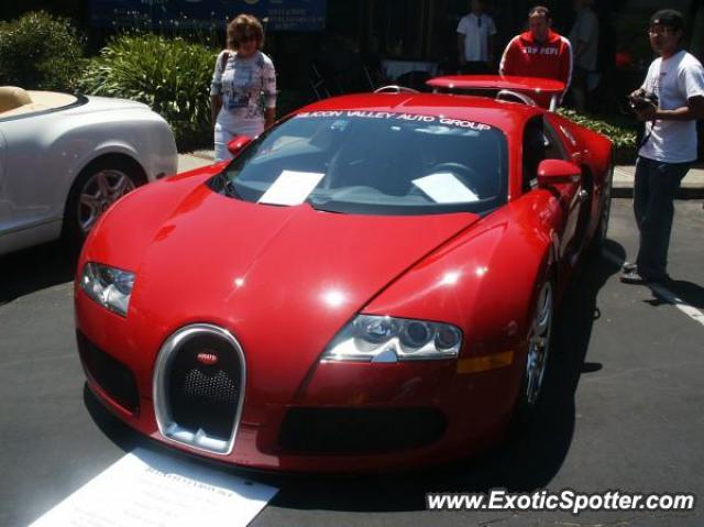 Bugatti Veyron spotted in Danville, California