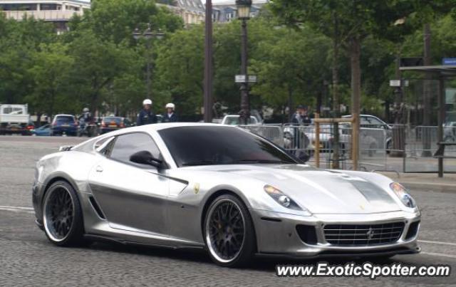 Ferrari 599GTB spotted in Paris, France