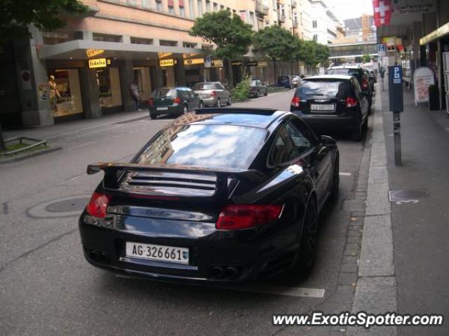 Porsche 911 Turbo spotted in Zurich, Switzerland