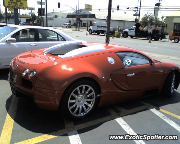 Bugatti Veyron spotted in Fresno, California