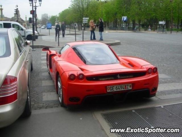 Ferrari Enzo spotted in Paris, France