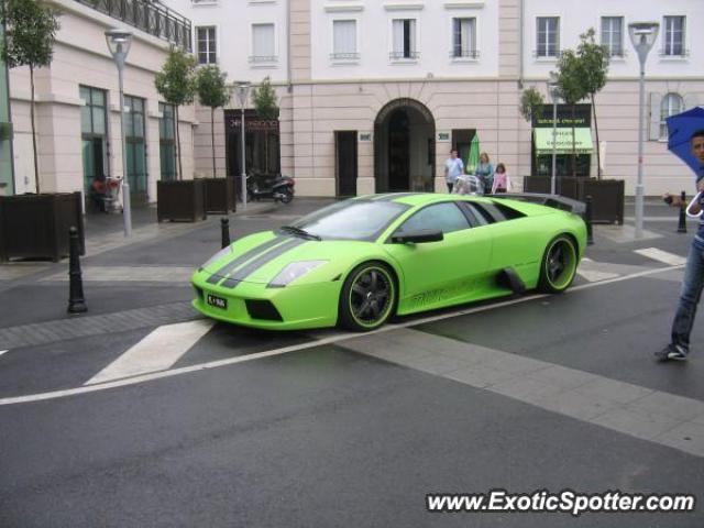 Lamborghini Murcielago spotted in MARNE LA VALLEE, France