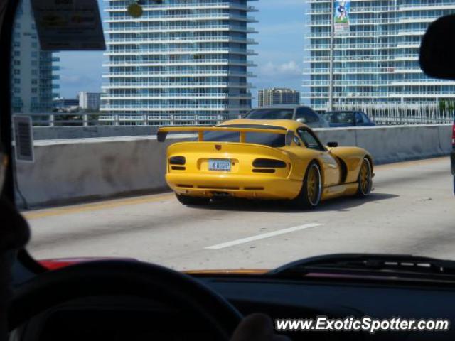 Dodge Viper spotted in South beach, Florida