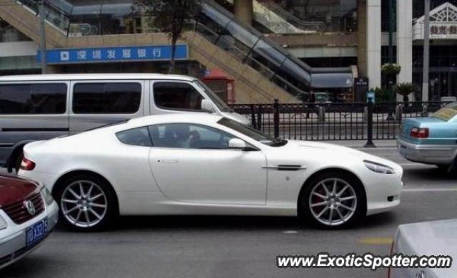 Aston Martin DB9 spotted in Shanghai, China