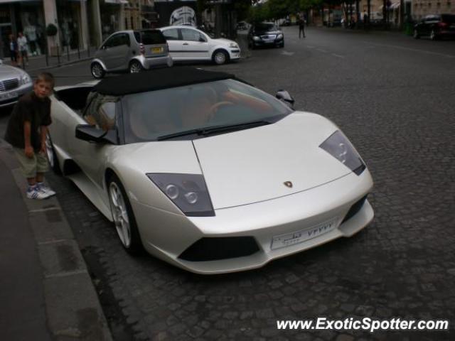 Lamborghini Murcielago spotted in Paris, France