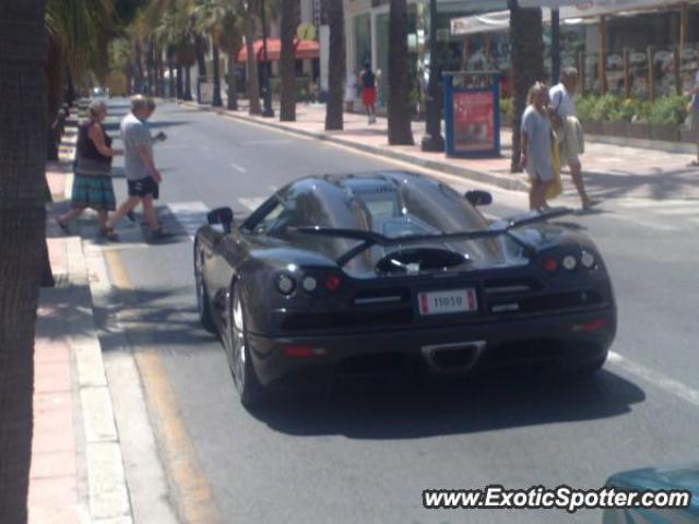 Koenigsegg CCXR spotted in Puerto banus, Spain