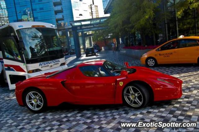 Ferrari Enzo spotted in Vancouver, Canada