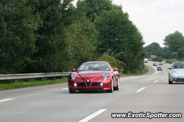 Alfa Romeo 8C spotted in Hamburg, Germany