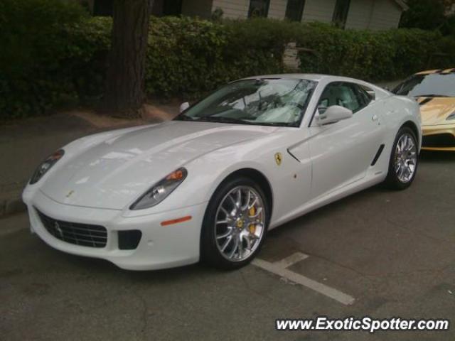 Ferrari 599GTB spotted in Carmel, California