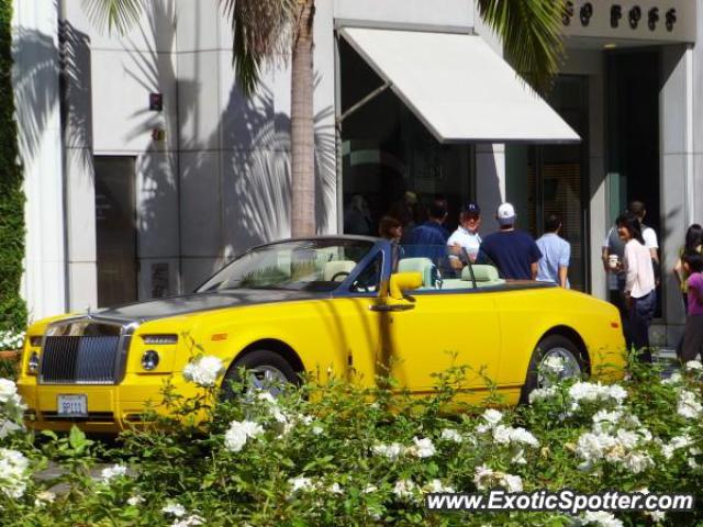 Rolls Royce Phantom spotted in Beverly hills, California