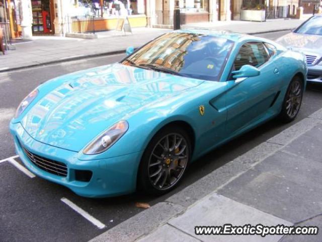Ferrari 599GTB spotted in London, United Kingdom