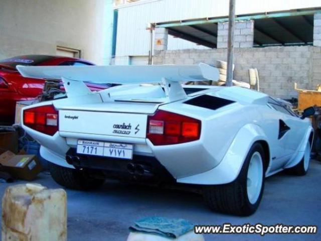 Lamborghini Countach spotted in Unknown City, Bahrain