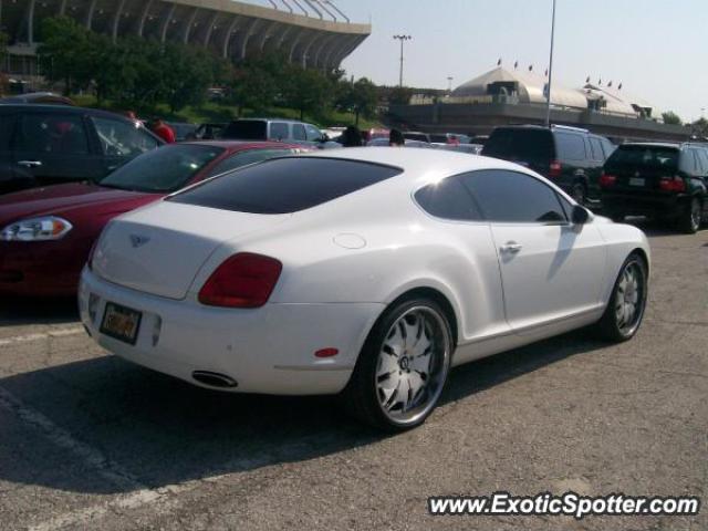 Bentley Continental spotted in Kansas City, Kansas