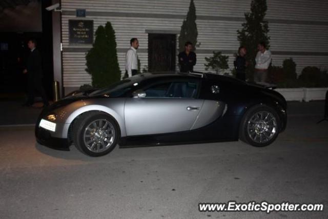 Bugatti Veyron spotted in Sofia, Bulgaria