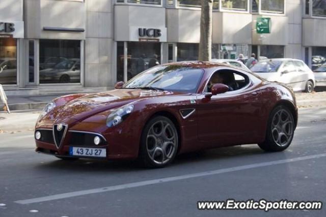 Alfa Romeo 8C spotted in Paris, Algeria