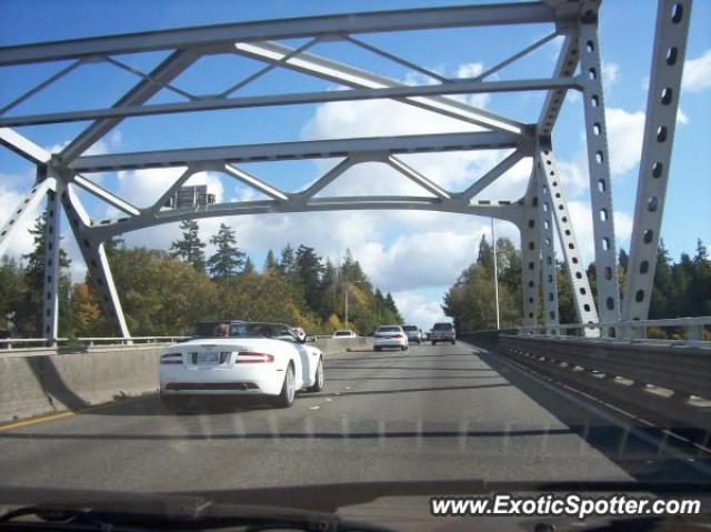 Aston Martin DB9 spotted in Seattle, Washington
