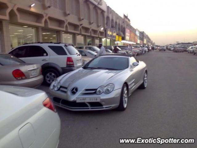 Mercedes SLR spotted in Doha Qatar, United Arab Emirates