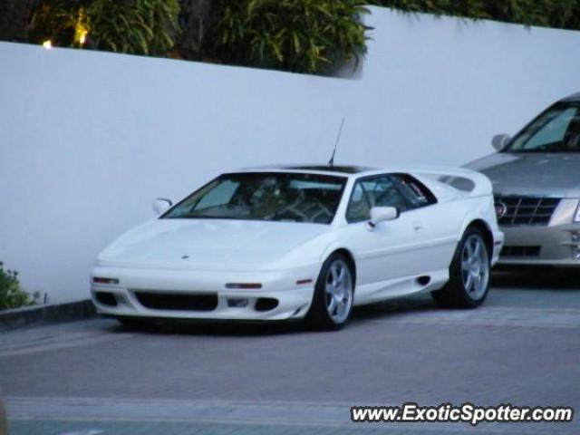 Lotus Esprit spotted in South Beach, Miami, Florida