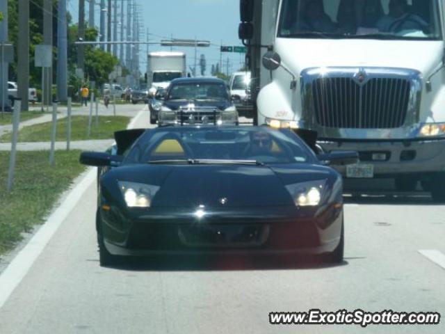 Lamborghini Murcielago spotted in Florida Keys, Florida