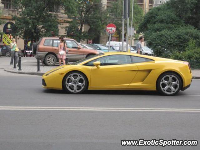 Lamborghini Gallardo spotted in Bucuresti, Romania