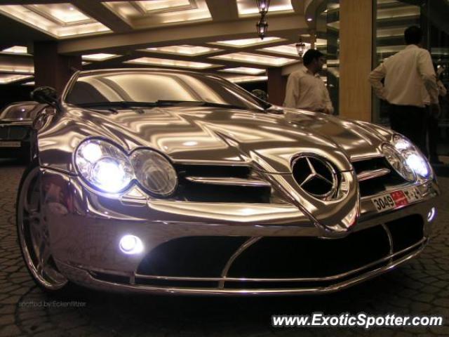 Mercedes SLR spotted in Dubai, United Arab Emirates