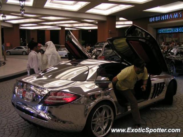Mercedes SLR spotted in Dubai, United Arab Emirates