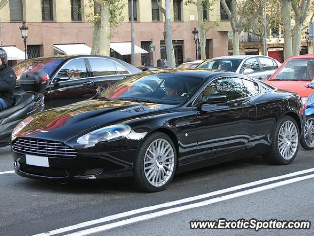 Aston Martin DB9 spotted in Barcelona, Spain