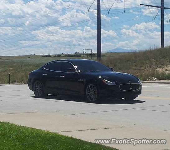 Maserati Quattroporte spotted in Castle Pines, Colorado