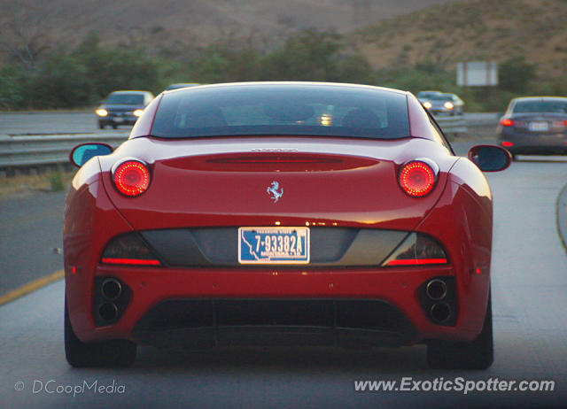 Ferrari California spotted in Ventura, California