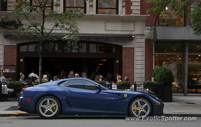 Ferrari 599GTB spotted in Boston, Massachusetts