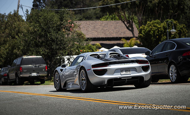 Porsche 918 Spyder spotted in Carmel, California
