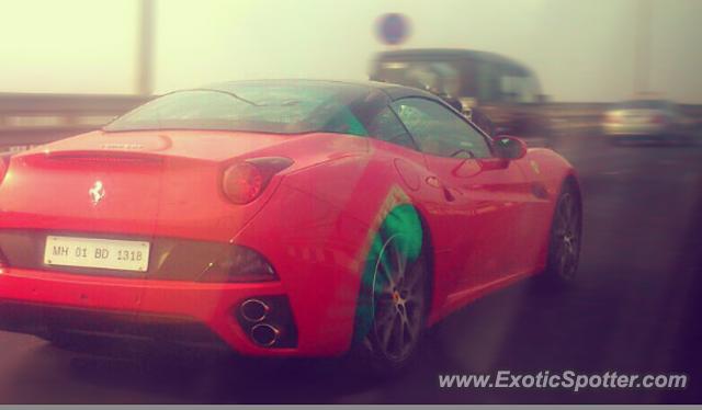 Ferrari California spotted in Mumbai, India