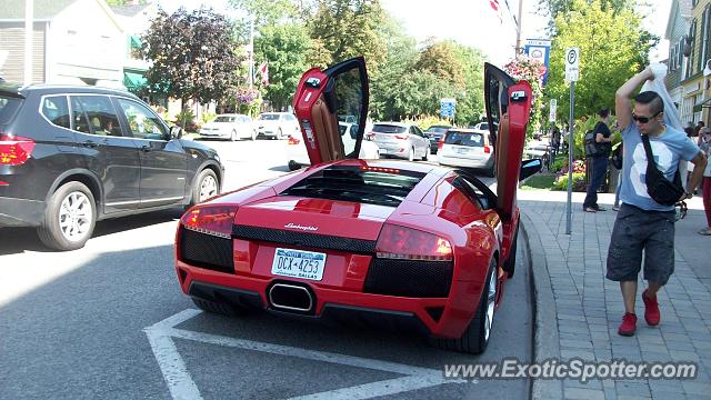 Lamborghini Murcielago spotted in NOTL,On, Canada