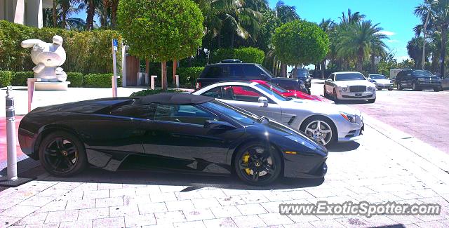 Lamborghini Murcielago spotted in Miami Beach, Florida