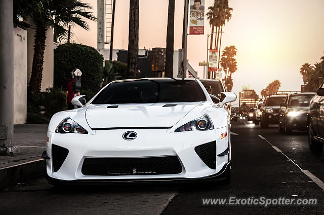 Lexus LFA spotted in Los Angeles, California