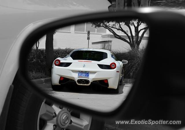 Ferrari 458 Italia spotted in Dallas, Texas