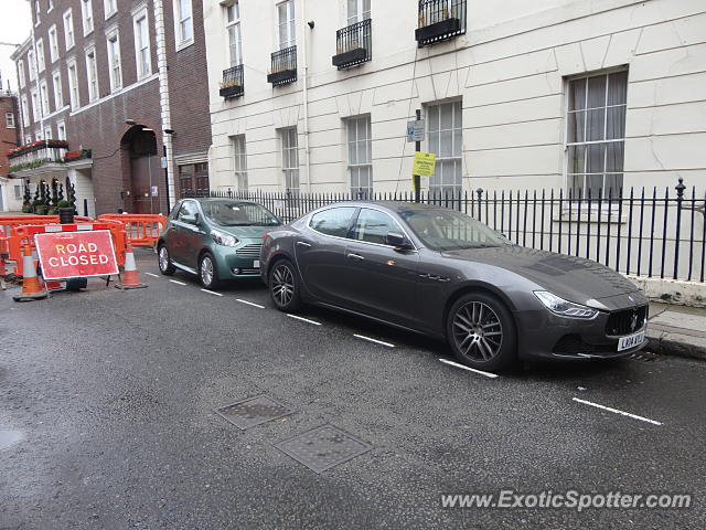 Maserati Ghibli spotted in London, United Kingdom