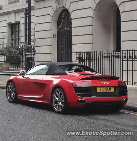 Audi R8 spotted in London, United Kingdom