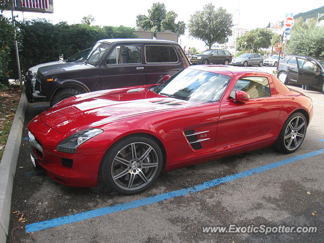 Mercedes SLS AMG spotted in Opatija, Croatia