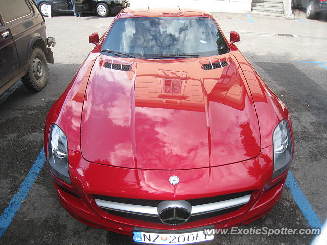 Mercedes SLS AMG spotted in Opatija, Croatia