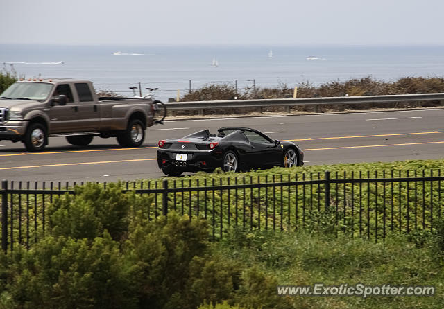 Ferrari 458 Italia spotted in Newport Beach, California