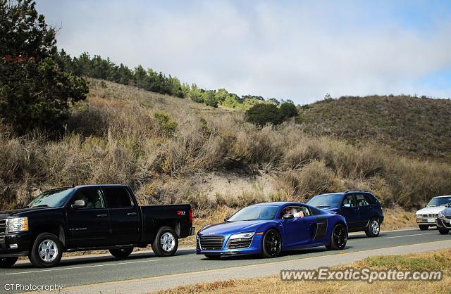 Audi R8 spotted in Carmel Valley, California