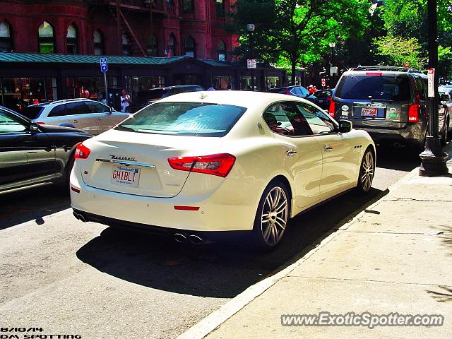 Maserati Ghibli spotted in Boston, Massachusetts
